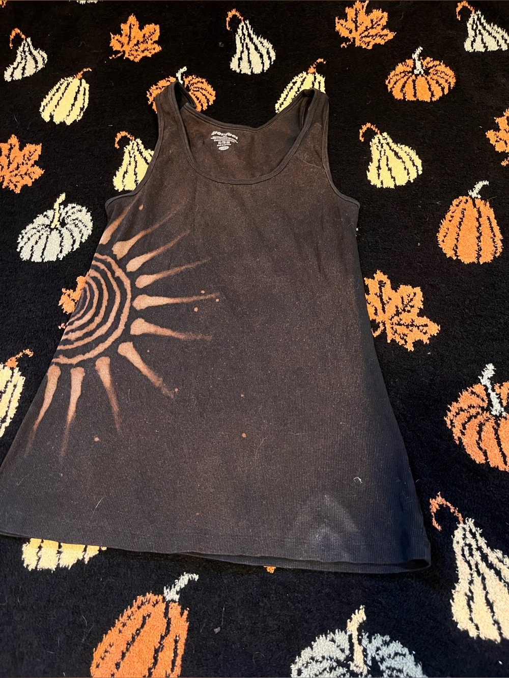 #25 Tank with Sunburst Bleach Detail available on live sept 7th 9am mst